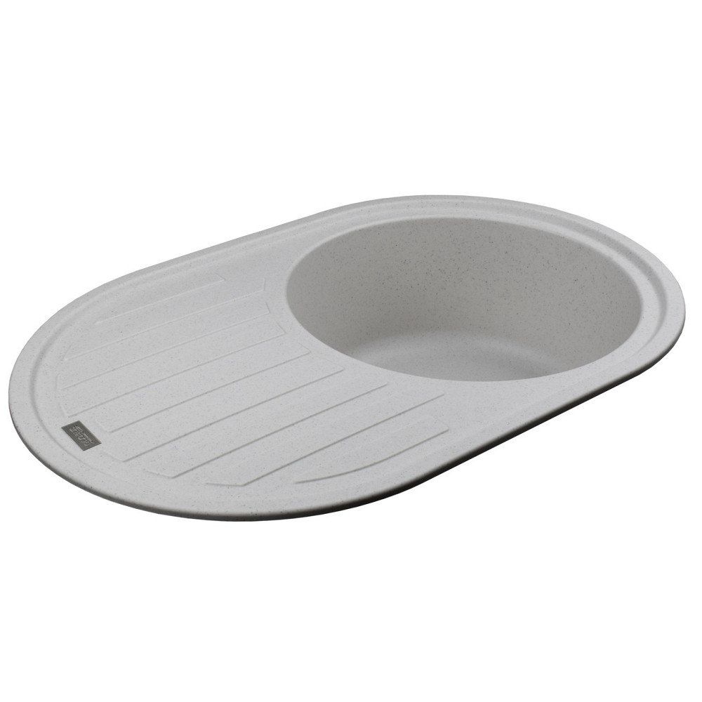 Гранітна мийка Globus Lux OHARA перлинний 770х500 мм Київ - фото 3