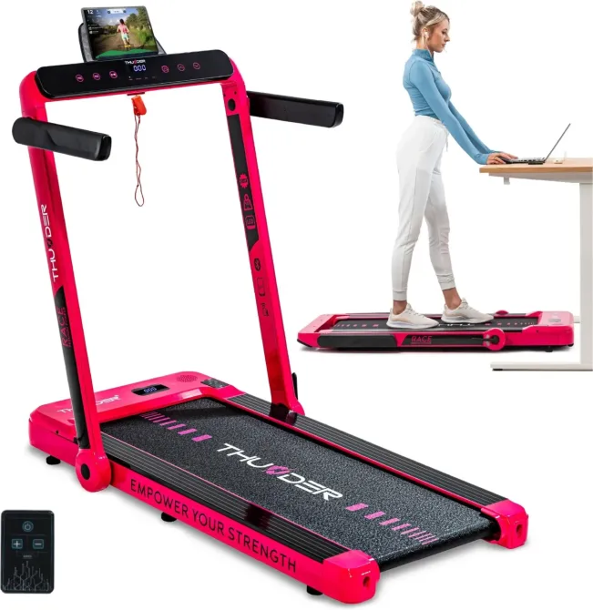 Беговая дорожка Thunder RACE-PINK Bieżnia Elektryczna Do Biegania Składana Киев - изображение 1