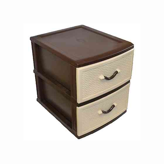 Комод пластиковий Style (Стиль) 2 ящики 48х38х46 Одеса