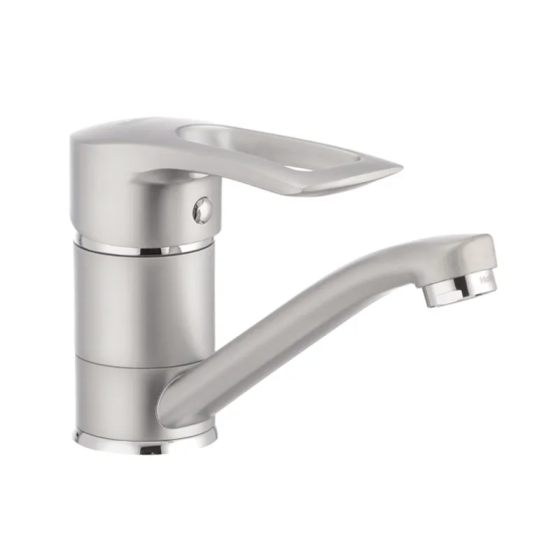 Матований змішувач для умивальника Haiba Hansberg 004 із виливом 15 см (HB0188) Харків