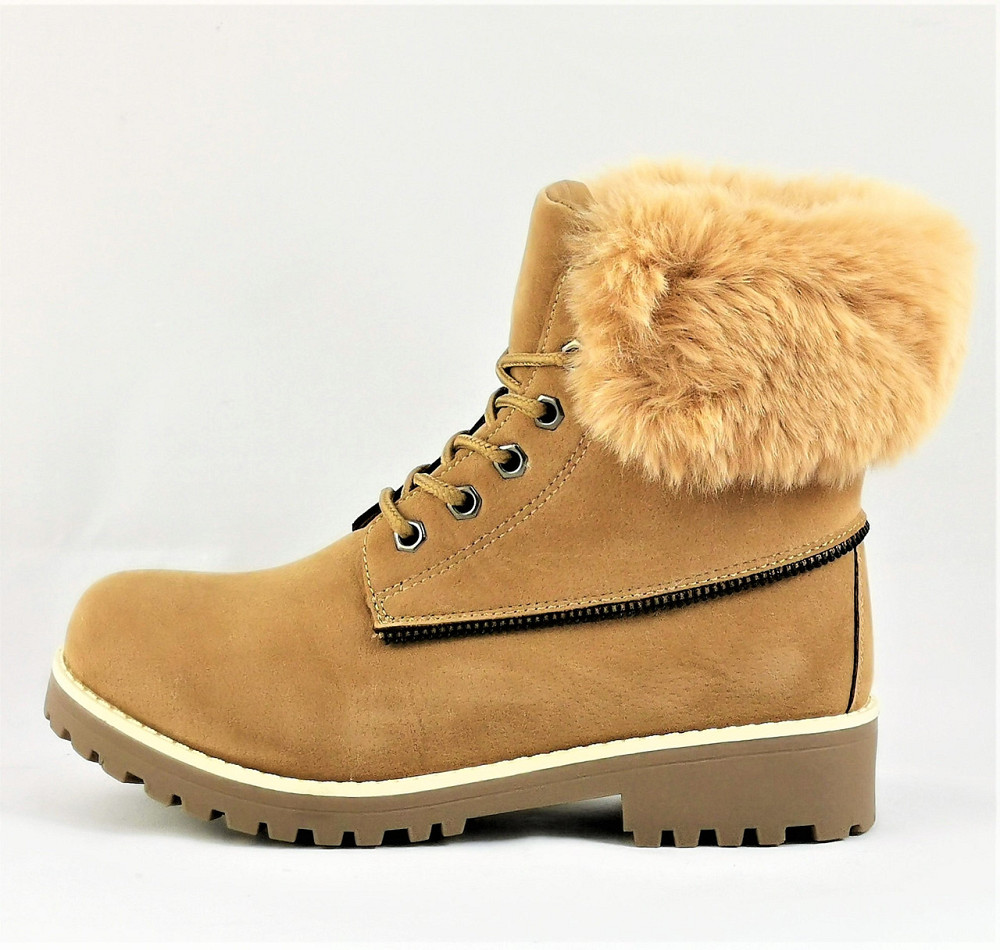 Змінні півчоботи Жіночі Бежеві з Хухом Черевики (розміри: 36) - 44-3 Дніпро - фото 3