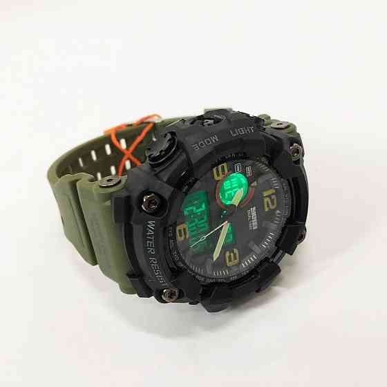 Найкращий тактичний годинник SKMEI 1520AG ARMY GREEN, Годинники військові з WL-850 офіційною гарантією Київ