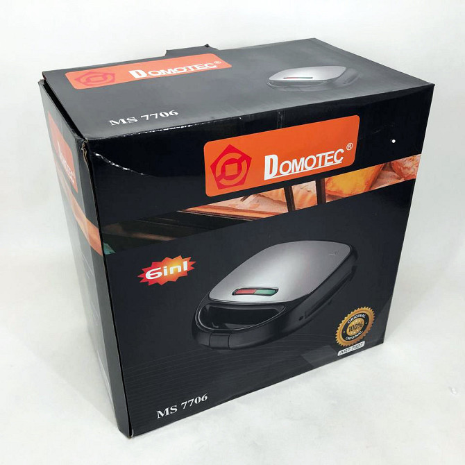 Домашній гриль бутербродниця Domotec MS-7706 1000 w, Гриль з притиском YN-320 для приготування Київ - фото 10