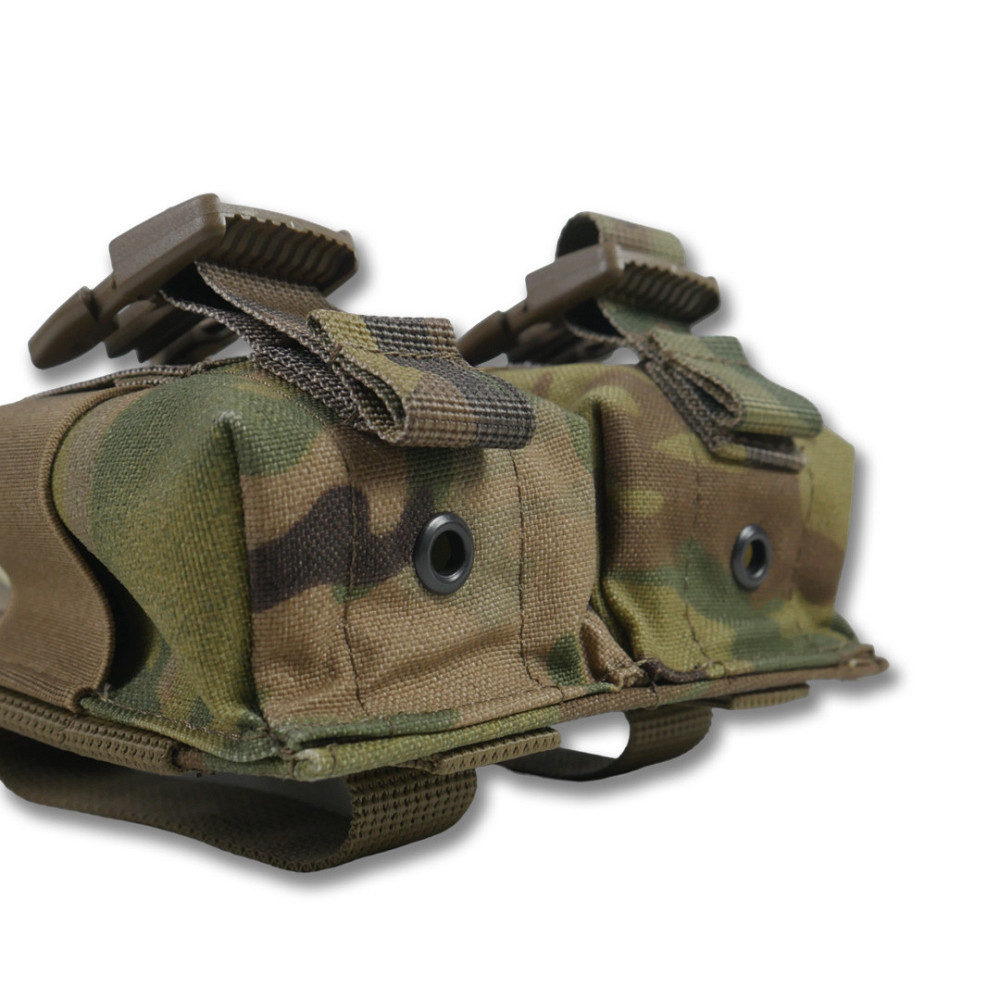 Подвійний підсумок для гранат. Тактичний підсумок під 2 гранати KIBORG Multicam. Підсумок гранатний подвійний Київ - фото 8