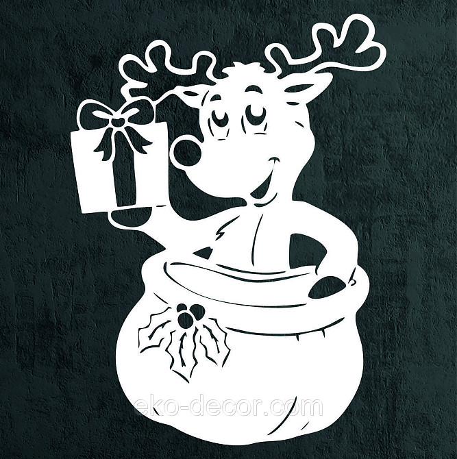 Декоративное настенное Панно «Новый год», Декор на стену 70*51 см Киев - изображение 8