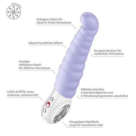 Вібратор точки G Fun Factory PATCHY PAUL Purple, гнучкий, 12 режимів Sex Aura Київ