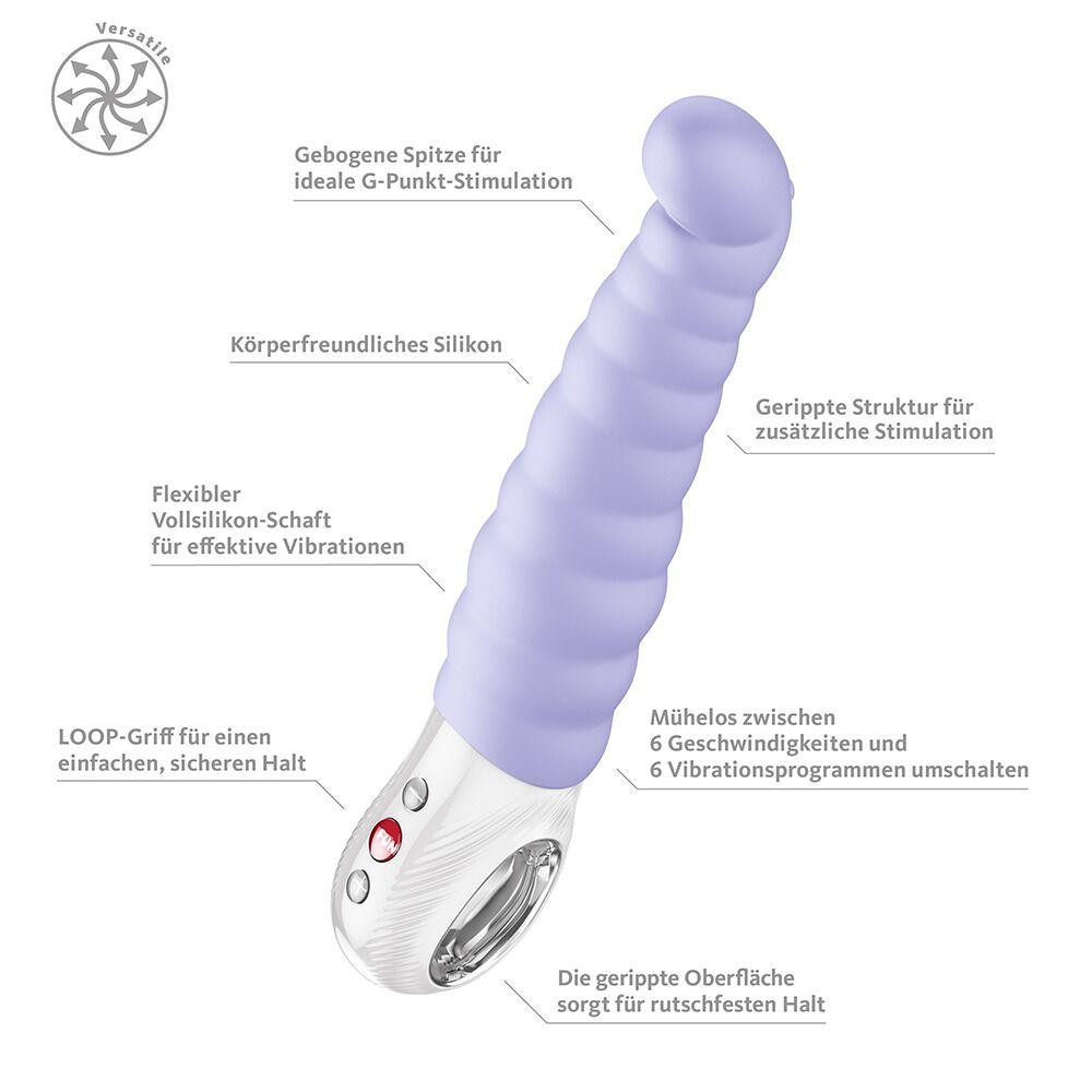 Вібратор точки G Fun Factory PATCHY PAUL Purple, гнучкий, 12 режимів Sex Aura Київ - фото 3