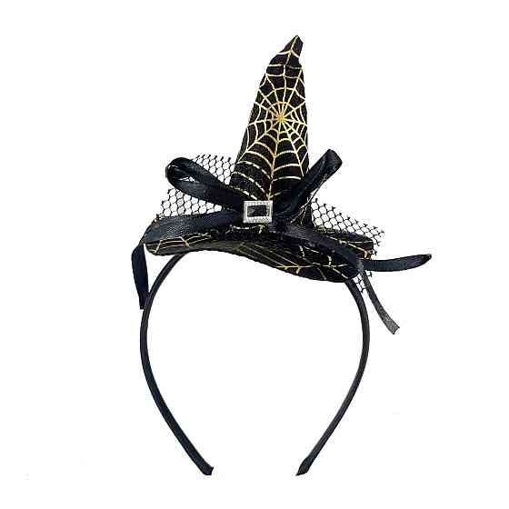 Обруч на Хэллоуин one size черно-золотистый Киев