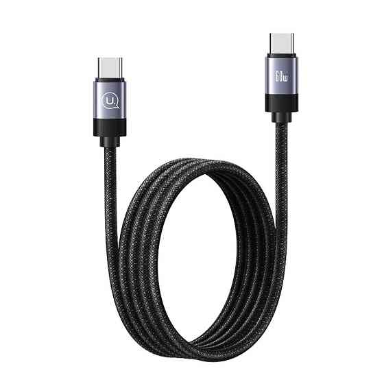 Кабель Usams US-SJ704 60W Magnetic Data Cable Type-C - Type-C-Rui Series 1m tarnish SJ704USB01 Одеса