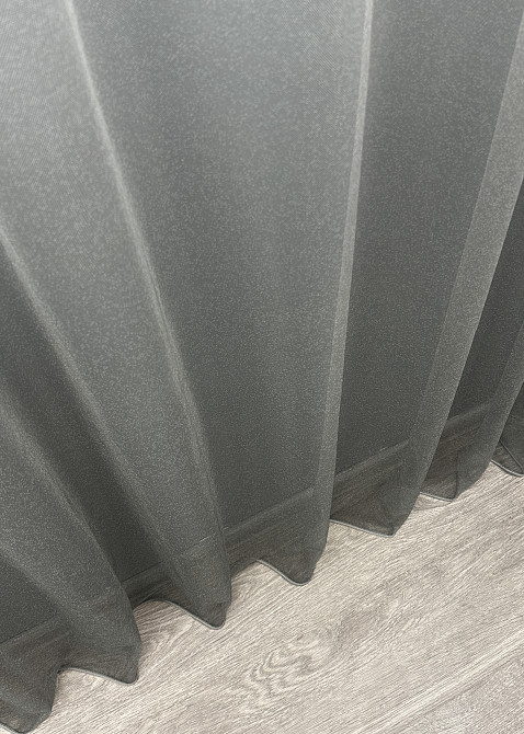 Тюль VR-Textil 1648т Грек-сітка омбре Сірий 300х270 см (42-0623) Київ - фото 8