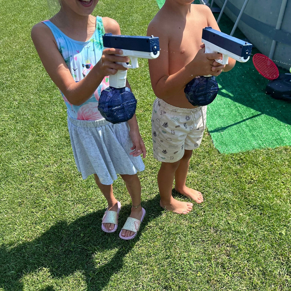 Автоматический Пистолет водяной электрический для детей с 2 журналами Kruzzel (23189) Нововолынск - изображение 10