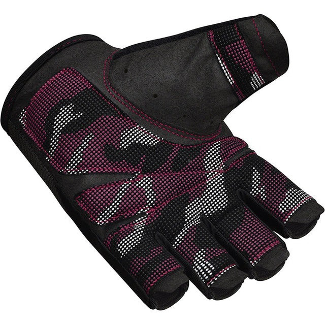 Перчатки для фітнесу RDX T2 Half Pink S Кам'янське - фото 6