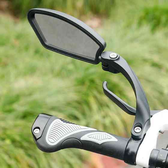 Асиметричне дзеркало для велосипеда 360°/180° з кріпленням Київ