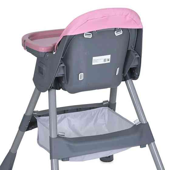 Стульчик для кормления M 5722 Lilac до 20 кг, складной, 5-ти точечный, экокожа Винница