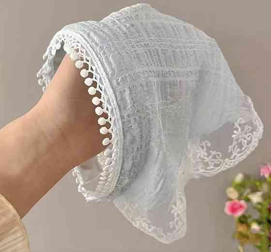 Хустка-обруч для волосся  Блакитний Смела