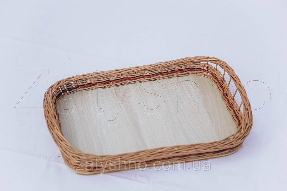 Поднос плетеный | поднос  из лозы | поднос плетеный с крышкой Киев - изображение 5