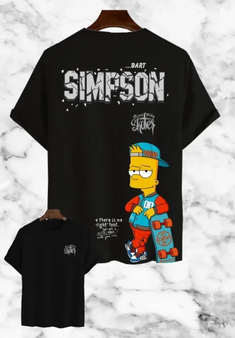 Футболка чоловіча с принтом  44 Чорний 2634326169 Дніпро - фото 1