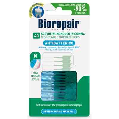 Щетки для межзубных промежутков Biorepair Силиконовые Размер M 40 шт. (8017331060070) Винница