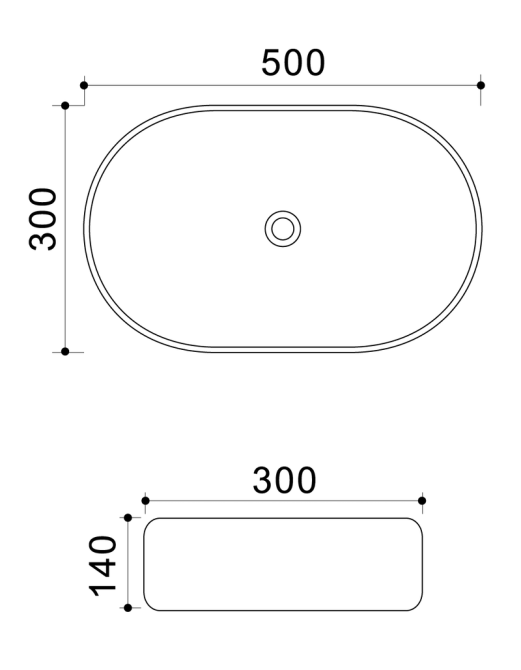 Раковина накладна Mixxus Premium ELLIPSE-0109 GRAY 500x300x140mm   ( MP6653 ) 32826 Харьков - изображение 8