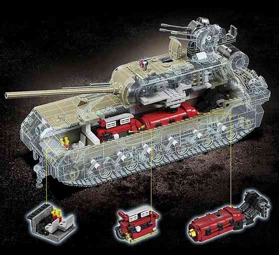 Конструктор танк Panzer VIII Maus 3339 деталей | Радіокерування | У коробці | Масштабна модель Київ