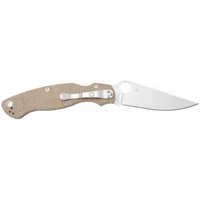 Ніж Spyderco Military 2 CPM Cru-Wear Micarta Brown (C36MPCW2) Вінниця