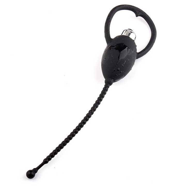 Уретральний катетер з вібрацією "Olo" - Чорний Вінниця - фото 1