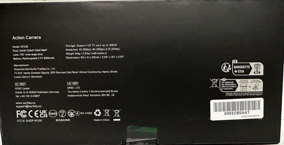 - Камера Surfola SF530 4K Ultra HD Київ - фото 2