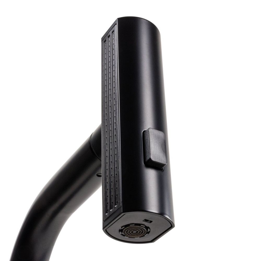 PLATINUM Змішувач кухонний XK09B VALESO PVD чорний Коломия - фото 7