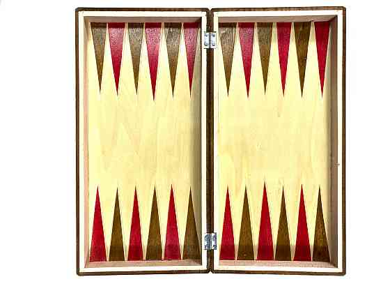 Шахматы, шашки, нарды, шахматная доска для игор 3 в 1 из натурального дерева размер 32х32 см (M) Каменец-Подольский