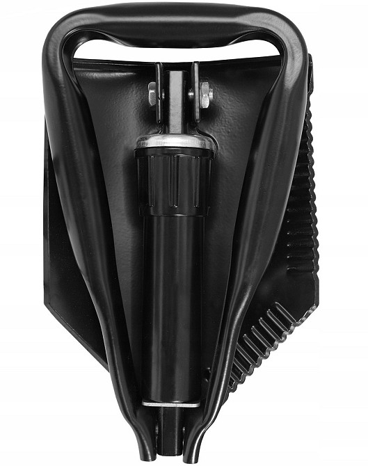 Армійська Складна Лопата саперна 2в1 з чохлом Mil-Tec від Sturm (15522050) Нержавіюча сталь Нововолинськ - фото 6