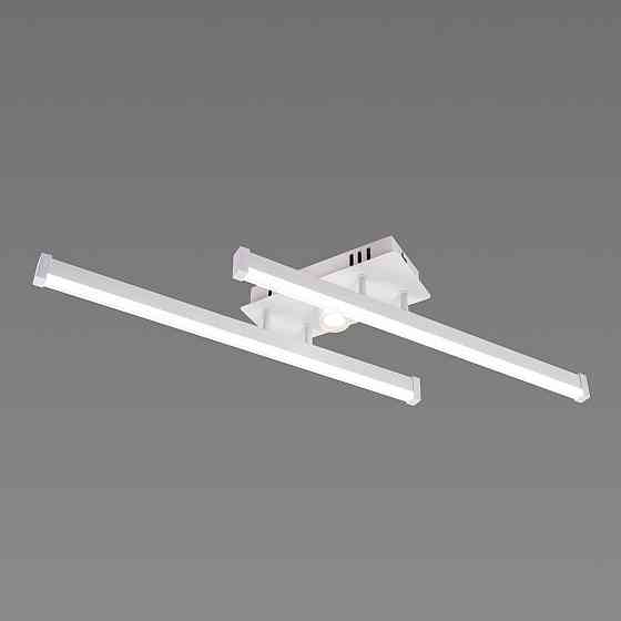 Люстра стельова світлодіодна VALESO 2 плафони LED 20W Білий Золото Сталь Акрил YH1310/2 Коломия