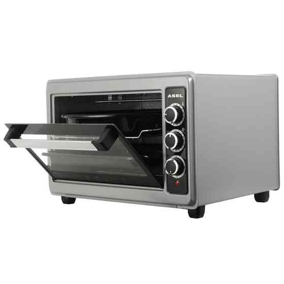 Духовка електрична настільна для дачі ASEL AF-33-23 1300 Вт 33 Л, Електродуховка духовка настільна KQ-49 Івано-Франківськ