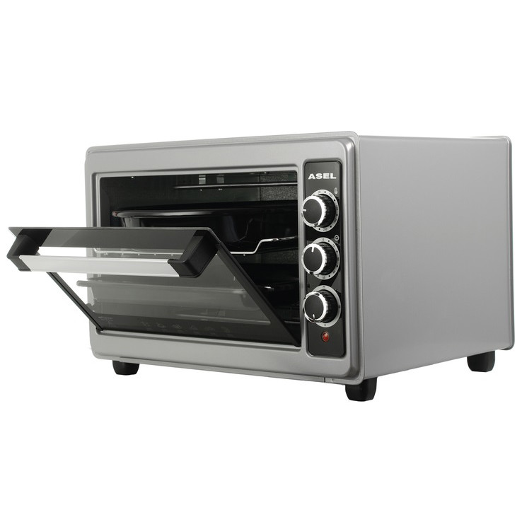 Духовка електрична настільна для дачі ASEL AF-33-23 1300 Вт 33 Л, Електродуховка духовка настільна KQ-49 Івано-Франківськ - фото 4