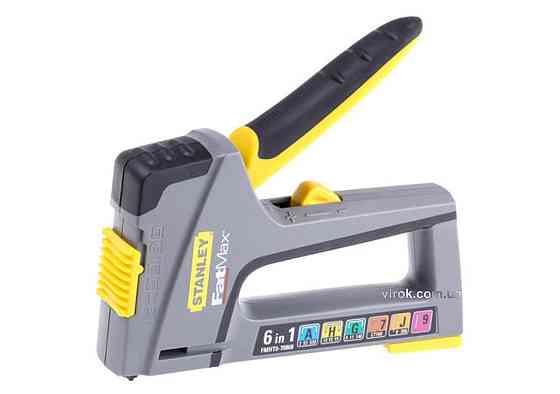 Степлер STANLEY з регуляц. сили до 6-ти видів скоб і цвяхів Одеса