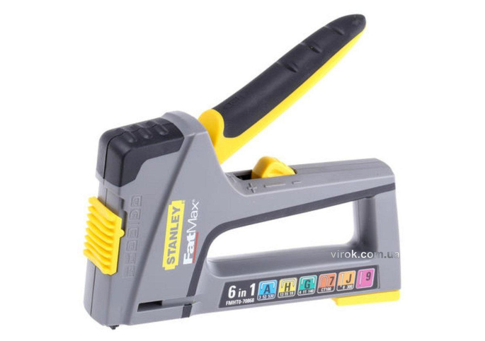 Степлер STANLEY з регуляц. сили до 6-ти видів скоб і цвяхів Одеса - фото 1
