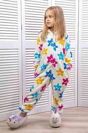 Кігурумі Єдиноріг дитячий і підлітковий, Зірка, молочний, піжама дитяча 164 Крохатушка одяг Київ