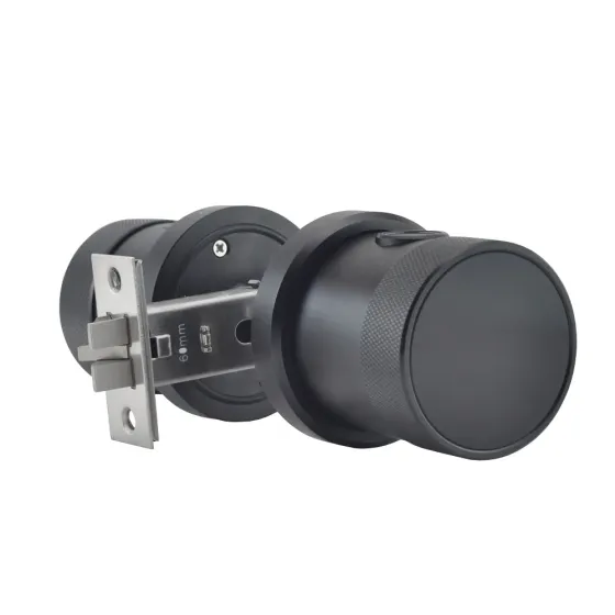 Замок біометричний автономний Trinix TRL-5106BTF Black з Bluetooth, зчитувачем відбитків пальців і карт Mifare (65-00021) Киев