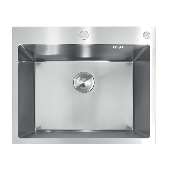 Мийка з нержавної сталі MIXXUS MH6050 DECOR SS COLOR з покриттям NANO-SILVER (3.0/0.8), колір нержавійка, модель MI7043 Харків