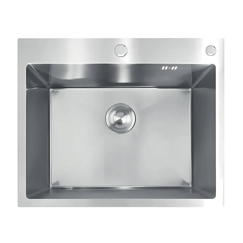 Мийка з нержавної сталі MIXXUS MH6050 DECOR SS COLOR з покриттям NANO-SILVER (3.0/0.8), колір нержавійка, модель MI7043 Харків - фото 1