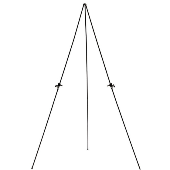 Мольберт для картин і малювання штатив-тринога, металевий, розбірний на 5 секцій, розмір 160х120 см,чорний Кам'янець-Подільський