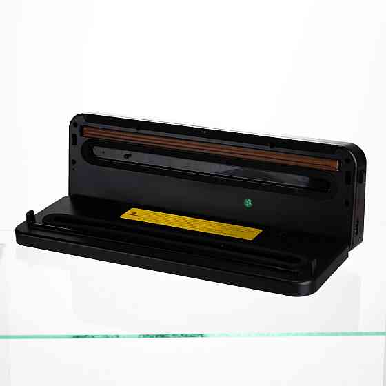 Вакууматор побутовий сенсорний для сухих і вологих продуктів 120 Вт із вбудованим різаком пакувальник вакуумний Білий HP-11-29W Коломия