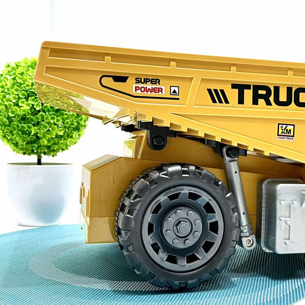 Машина самоскид на радіокеруванні світло звук 46 см Жовтий (XM-6819L) Чернігів - фото 4