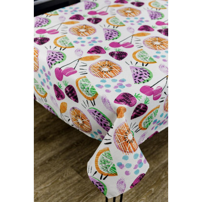 Скатертина Прованс Violet cherries 120х136 (032982) Вінниця - фото 1