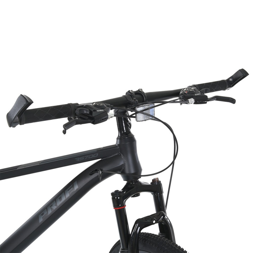 Велосипед SKD75 MTB 2605-1, 26 дюймів, сталева рама 16 Sunrun 24SP чорний Вінниця - фото 9