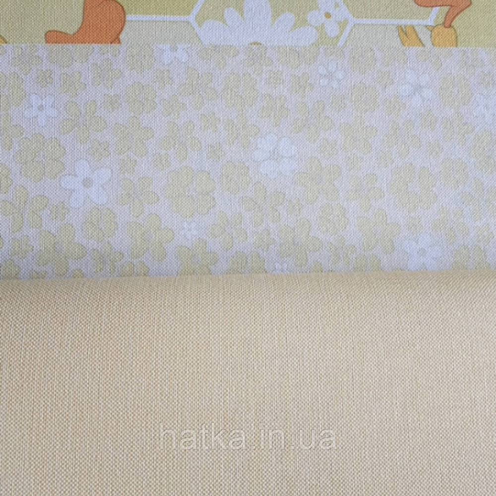 Шпалери вінілові на флізеліні AdaWall Ada Kids метрові дитячі однотонні яскраво-червоні Київ - фото 1