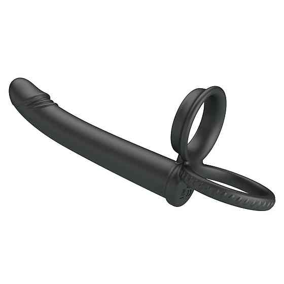 Силиконовая насадка на член для двойного проникновения Moses waterproof Sex Aura Киев