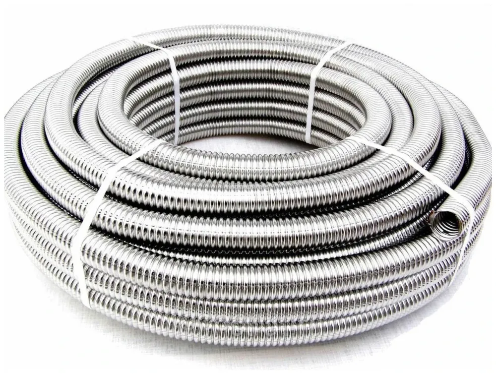 Гофриротруба из нержавеющей стали 20мм Kofulso гибкая, гофрированная труба из нержавейки, металлорукав Харьков - изображение 1