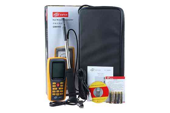 Термоанемометр професійний USB 0,3-30 м/с, 0-45 °C BENETECH GM8903 Чернігів
