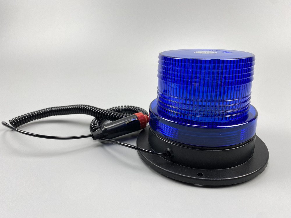 Миготливий маяк світлодіодний попереджувальний сигнал стробоскоп, що миготить, миготливе сигнальне світло синій Мукачево - фото 8