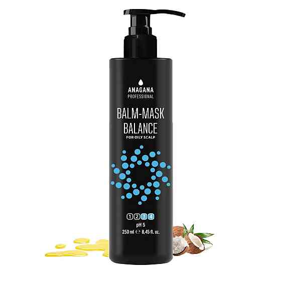 Бальзам-Маска Баланс для жирної шкіри голови ANAGANA 250 мл Київ